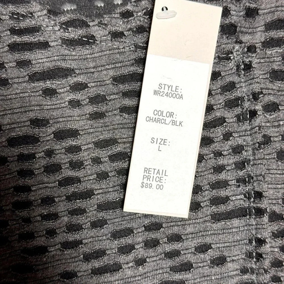 New 209wst38 Womens relaxed fit lagenlook artsy gray tunic top Size Large NWT - Picture 6 of 8